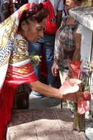 Martes 14 de octubre del 2014. Tuxtla Gutiérrez. Las fiestas patronales de la Virgen del Rosario se llevan a cabo durante la octava de la advocación de María por la mayordomía y priostería de la comunidad Zoque cuando las Vírgenes (Candelaria, María de Ol
