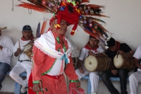 Sábado 14 de febrero del 2015. Tuxtla Gutiérrez. Ataviados de coloridos vestuario, los danzantes del carnaval zoque recorren las calles de la capital del estado de Chiapas, bailando y gritando vivas a las festividades de la localidad.