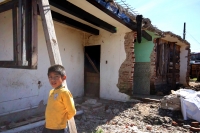 Jueves 7 de agosto del 2014. San Cristóbal de las Casas. El tornado F-0 (cero) del día de ayer presentó ráfagas de viento con más de 70 kilómetros por hora según autoridades de CONAGUA y se han contabilizado más de 400 viviendas afectadas, 40 árboles derr