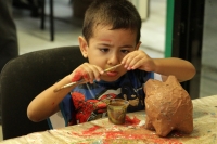 Sábado 13 de agosto del 2016. Tuxtla Gutiérrez. Al termino de los talleres infantiles de verano en el CCJS