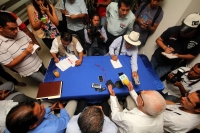 Viernes 8 de mayo del 2015. Tuxtla Gutiérrez. Organizaciones de derechos humanos hablan sobre las condiciones que se presentan en el estado de Chiapas ante los próximos comicios electorales en el mes de junio.