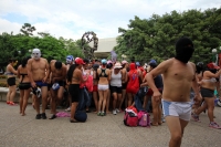 Jueves 29 de agosto del 2013. Tuxtla Gutiérrez. Los “descamisados” de pedagogía deciden esperar unos días para volverse a manifestar en las calles de la capital del estado de Chiapas.