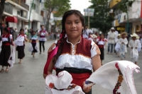 Viernes 20 de noviembre del 2015. Tuxtla Gutiérrez. Aspectos del desfile conmemorativo a la Revolución Mexicana, esta mañana en la capital del estado de Chiapas.