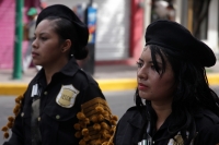 Viernes 20 de noviembre del 2015. Tuxtla Gutiérrez. Aspectos del desfile conmemorativo a la Revolución Mexicana, esta mañana en la capital del estado de Chiapas.