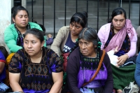 Miércoles 17 de octubre del 2018. Tuxtla Gutiérrez. Los desplazados de las comunidades de Los Altos de Chiapas no son atendidos en el congreso chiapaneco por lo que continuaran con las protestas en el centro de la ciudad.