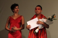 Viernes 18 de noviembre del 2016. Tuxtla Gutiérrez. Zaira Lobato. Durante el VI Encuentro Estatal de Solos y Duetos en Danza Contemporánea del XXXIV aniversario del Teatro de la Ciudad Emilio Rabasa.