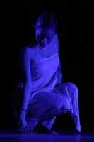 Viernes 18 de noviembre del 2016. Tuxtla Gutiérrez. Zaira Lobato. Durante el VI Encuentro Estatal de Solos y Duetos en Danza Contemporánea del XXXIV aniversario del Teatro de la Ciudad Emilio Rabasa.