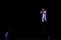 Viernes 18 de noviembre del 2016. Tuxtla Gutiérrez. Zaira Lobato. Durante el VI Encuentro Estatal de Solos y Duetos en Danza Contemporánea del XXXIV aniversario del Teatro de la Ciudad Emilio Rabasa.