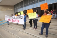 Jueves 2 de febrero del 2017. Tuxtla Gutiérrez. Protestas por la libertad de los empresarios de ECHO detenidos en el desalojo de la Torre Chiapas.