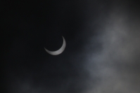 20231014. Tuxtla. Vista del eclipse en la meseta de Copoya.