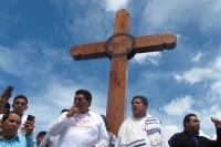 Sábado 13 de julio del 2013. San Cristóbal de las Casas. Agrupaciones religiosas realizan una marcha para protestar por las agresiones sufridas en contra de indígenas evangélicos en las comunidades indígenas de los altos de Chiapas.