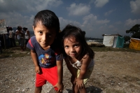 Martes primero de octubre del 2013. Tuxtla Gutiérrez. Unas 600 familias viven bajo la amenaza de ser desalojados de los predios invadidos en las cercanías del Fraccionamiento Vida Mejor ubicados en el lado oriente norte de la capital de Chiapas.