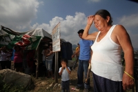 Martes primero de octubre del 2013. Tuxtla Gutiérrez. Unas 600 familias viven bajo la amenaza de ser desalojados de los predios invadidos en las cercanías del Fraccionamiento Vida Mejor ubicados en el lado oriente norte de la capital de Chiapas.