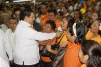 Tapachula. Emmanuel Nivón González, durante la toma de protesta al asumir la administración de la presidencia municipal de Tapachula.