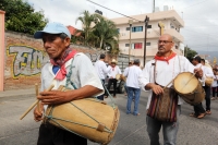 Noviembre  del 2016.Tuxtla Gutiérrez. Santa Cecilia. Los músicos zoques se reúnen en Tuxtla para celebrar y homenajear a los maestros y custodios junto con acompañantes de la tradición durante las celebraciones de Santa Cecilia.