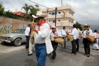 Noviembre  del 2016.Tuxtla Gutiérrez. Santa Cecilia. Los músicos zoques se reúnen en Tuxtla para celebrar y homenajear a los maestros y custodios junto con acompañantes de la tradición durante las celebraciones de Santa Cecilia.