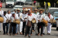 Noviembre  del 2016.Tuxtla Gutiérrez. Santa Cecilia. Los músicos zoques se reúnen en Tuxtla para celebrar y homenajear a los maestros y custodios junto con acompañantes de la tradición durante las celebraciones de Santa Cecilia.