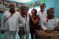 Noviembre  del 2016.Tuxtla Gutiérrez. Santa Cecilia. Los músicos zoques se reúnen en Tuxtla para celebrar y homenajear a los maestros y custodios junto con acompañantes de la tradición durante las celebraciones de Santa Cecilia.