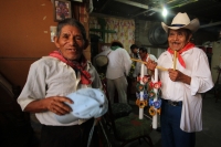 Noviembre  del 2016.Tuxtla Gutiérrez. Santa Cecilia. Los músicos zoques se reúnen en Tuxtla para celebrar y homenajear a los maestros y custodios junto con acompañantes de la tradición durante las celebraciones de Santa Cecilia.