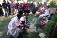 Viernes 10 de octubre del 2014. San Cristóbal de las Casas. Durante la inauguración del Encuentro Internacional de Escritores en Lengua Indígena que se realiza en la Universidad Intercultural de Chiapas.