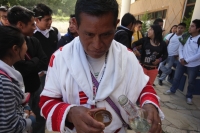 Viernes 10 de octubre del 2014. San Cristóbal de las Casas. Durante la inauguración del Encuentro Internacional de Escritores en Lengua Indígena que se realiza en la Universidad Intercultural de Chiapas.