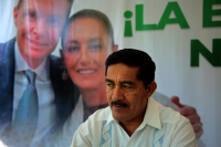 20231110. Tuxtla. Enoc Hernández, representante del PV en Chiapas y Tabasco en busca de la representación partidista en el sureste de México.