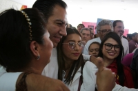 20231125. Tuxtla. Eduardo Ramírez, precandidato de Morena a la gubernatura de Chiapas se reúne con Petistas esta mañana