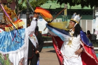 Sábado 5 de octubre del 2019. Escuintla. Durante la celebración de la Virgen del Rosario se realiza la Danza de Moros y Cristianos.