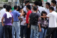 Jueves 10 de octubre del 2013. Tuxtla Gutiérrez. Alumnos de varias escuelas continúan apoyando el Paro Magisterial chiapaneco.