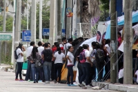 Jueves 10 de octubre del 2013. Tuxtla Gutiérrez. Alumnos de varias escuelas continúan apoyando el Paro Magisterial chiapaneco.