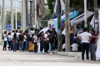 Jueves 10 de octubre del 2013. Tuxtla Gutiérrez. Alumnos de varias escuelas continúan apoyando el Paro Magisterial chiapaneco.