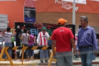 Miércoles 20 de julio del 2016. Tuxtla Gutiérrez. Durante el bloqueo a los centros comerciales por parte del Movimiento Magisterial en Tuxtla