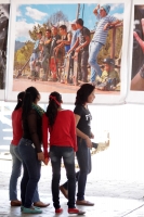 Martes 17 de marzo del 2015. Tuxtla Gutiérrez. La muestra fotográfica itinerante se presenta esta mañana en la Facultad de Humanidades de la UNACH dentro de las Jornada por La Libertad de Expresión que se realiza en varias ciudades de Chiapas.