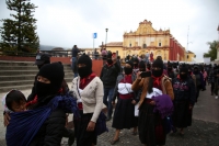 20220313. San Cristóbal de las Casas. bases de apoyo del EZLN se suman a las protestas por la guerra en Ucrania.