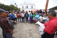 Miércoles 3 de octubre del 2012. San Cristóbal de las Casas, Chiapas. Familiares de los presos de conciencia en Chiapas, protestan en la plaza de armas de esta ciudad