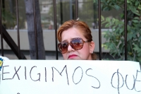 Martes 23 de julio del 2019. Tuxtla Gutiérrez. Familiares de los policías retenidos en Ocosingo siguen exigiendo a las autoridades que intervengan para el rescate de los uniformados capturados en Rio Escondido por integrantes del FNLS