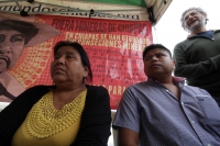 Jueves 27 de noviembre del 2014. Tuxtla Gutiérrez. Familiares de Mariano Abarca a 5 años del asesinato del líder de la lucha en contra de las mineras extranjeras en Chiapas