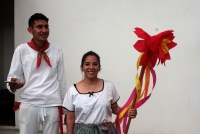 Sábado 10 de agosto del 2019. Tuxtla Gutiérrez. Durante las conmemoraciones del cambio de poderes donde Tuxtla fue nombrado capital de Chiapas, danzantes folclóricos realizan el paseo de las farolas en el lado poniente de la ciudad.