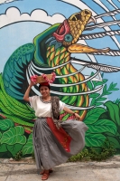 Sábado 10 de agosto del 2019. Tuxtla Gutiérrez. Durante las conmemoraciones del cambio de poderes donde Tuxtla fue nombrado capital de Chiapas, danzantes folclóricos realizan el paseo de las farolas en el lado poniente de la ciudad.