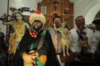 Martes 24 de enero del 2017. Chiapa de Corzo. La misa del Parachico. Con la celebración litúrgica da por concluida las celebraciones patronales de esta comunidad de la ribera del rio Grijalva lugar donde los danzantes festejaron durante dos semanas la lla
