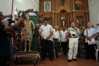 Martes 24 de enero del 2017. Chiapa de Corzo. La misa del Parachico. Con la celebración litúrgica da por concluida las celebraciones patronales de esta comunidad de la ribera del rio Grijalva lugar donde los danzantes festejaron durante dos semanas la lla