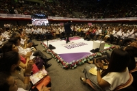 Lunes 3 de octubre del 2016. Tuxtla Gutiérrez. Fernando Castellanos Cal y Mayor, presidente municipal de la capital del estado de Chiapas durante su mensaje de la ciudad durante su primer informe de la administración de este ayuntamiento