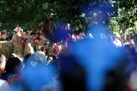 Viernes 21 de diciembre del 2018. Chiapa de Corzo. Los Floreros terminan el recorrido de La Topada de la Flor en la región de Los Altos donde recolectaron la flor de Niluyarilu, tubérculo que es usado de manera ceremonial al inicio de los festejos de la