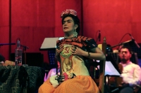 Domingo 19 de marzo del 2017. Tuxtla Gutiérrez. La obra dramática Frida, Viva la Vida de Humberto Robles por la agrupación Back Stage se presenta esta noche en el Teatro de la Ciudad Emilio Rabasa acompañada de la Orquesta Sinfónica de Chiapas