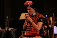 Domingo 19 de marzo del 2017. Tuxtla Gutiérrez. La obra dramática Frida, Viva la Vida de Humberto Robles por la agrupación Back Stage se presenta esta noche en el Teatro de la Ciudad Emilio Rabasa acompañada de la Orquesta Sinfónica de Chiapas