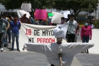 20230619. Tuxtla. ContinÃºan radicalizÃ¡ndose las protestas de la Escuela Normal Rural Mactumatza en la capital de Chiapas.