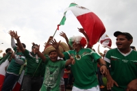 Lunes 23 de junio del 2014. Tuxtla Gutiérrez. Los chiapanecos festejan el triunfo de la selección mexicana sobre Croacia en la glorieta de la Diana la Cazadora con el clásico grito de Eeeeeee…
