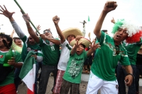 Lunes 23 de junio del 2014. Tuxtla Gutiérrez. Los chiapanecos festejan el triunfo de la selección mexicana sobre Croacia en la glorieta de la Diana la Cazadora con el clásico grito de Eeeeeee…