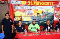 Viernes 8 de mayo del 2015. Tuxtla Gutiérrez. Bomberos de la ciudad de Tuxtla Gutiérrez se presentan como patrocinadores y participantes del Torneo Gotcha Fire 2015.