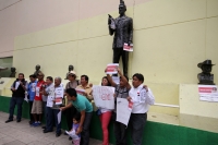Domingo 9 de febrero del 2014. Tuxtla Gutiérrez. Reporteros de Chiapas se unen al movimiento de Solidaridad con Goyo quien fuera secuestrado esta semana en Veracruz.